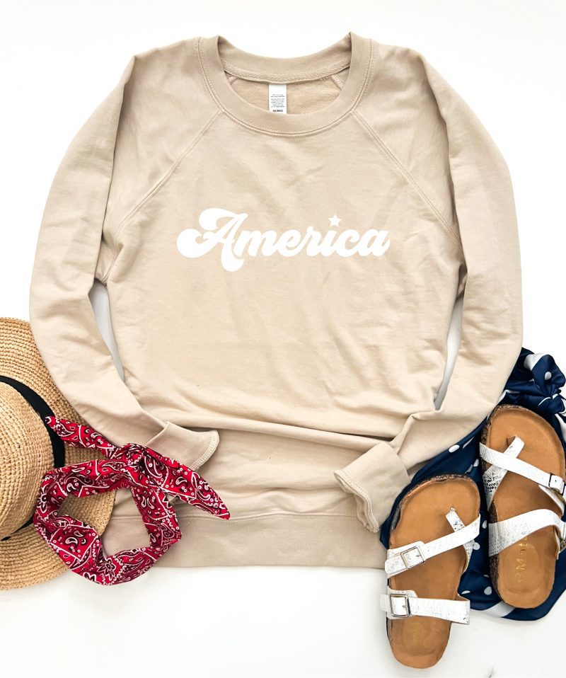 america french terry sweatshirt 4th of july collection independent trading co french terry 482229