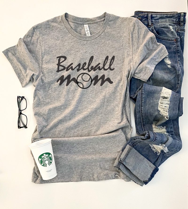 baseball mom tee baseball tee bella canvas 3001 966151