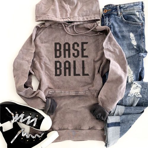 Baseball vintage wash hoodie Baseball hoodie Lane Seven vintage hoodie XS Vintage zinc