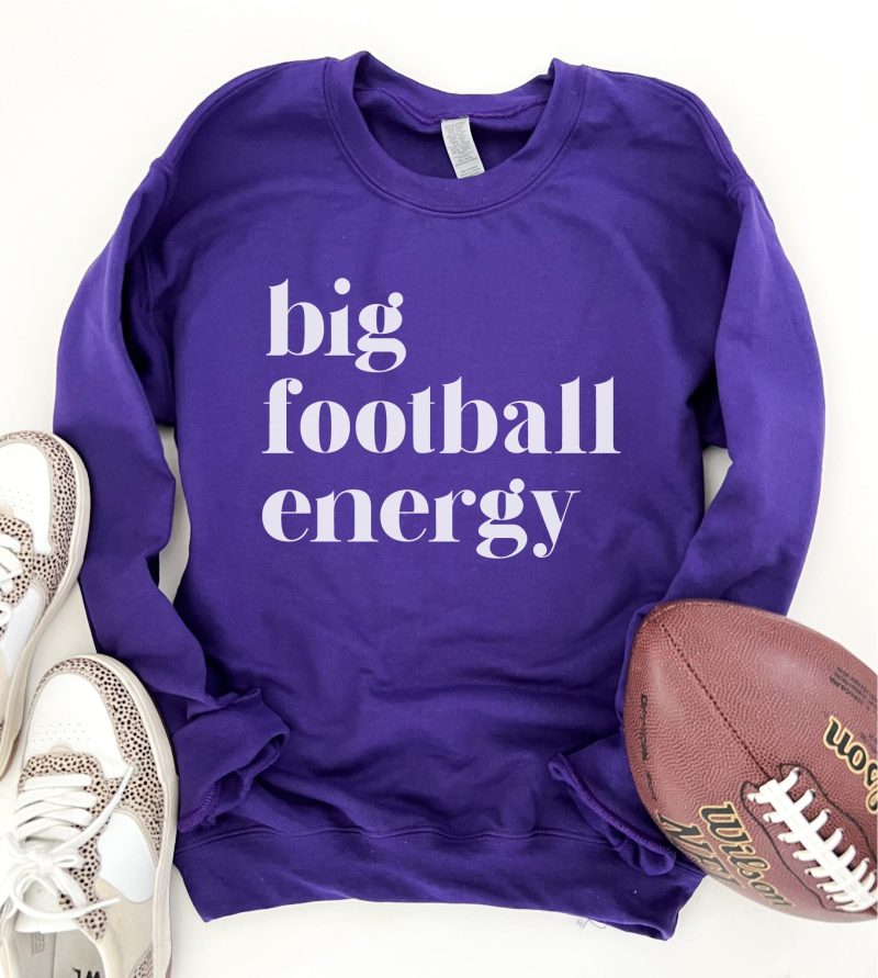 big football energy basic sweatshirt football collection gildan 18000 sweatshirt 712264