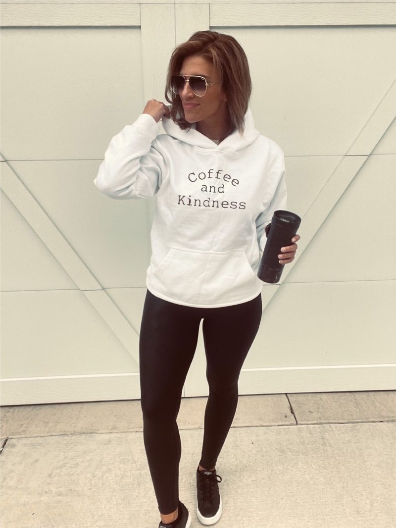 coffee and kindness fleece hoodie holiday french terry raglan lane seven premium fleece hoodie 266557