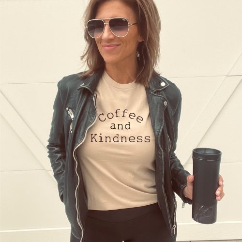 coffee and kindness tee short sleeve miscellaneous tee lane seven premium tee mushroom 535601