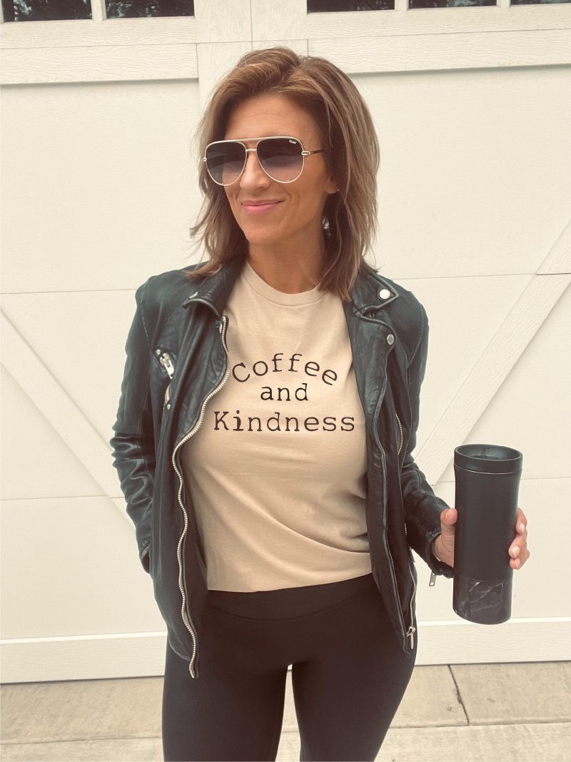 coffee and kindness tee short sleeve miscellaneous tee lane seven premium tee mushroom 535601