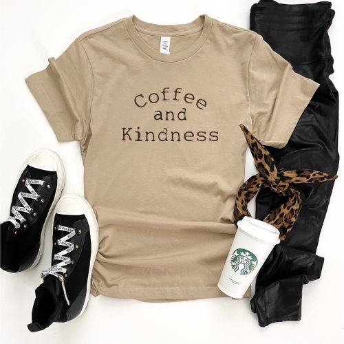 coffee and kindness tee short sleeve miscellaneous tee lane seven premium tee mushroom 578271