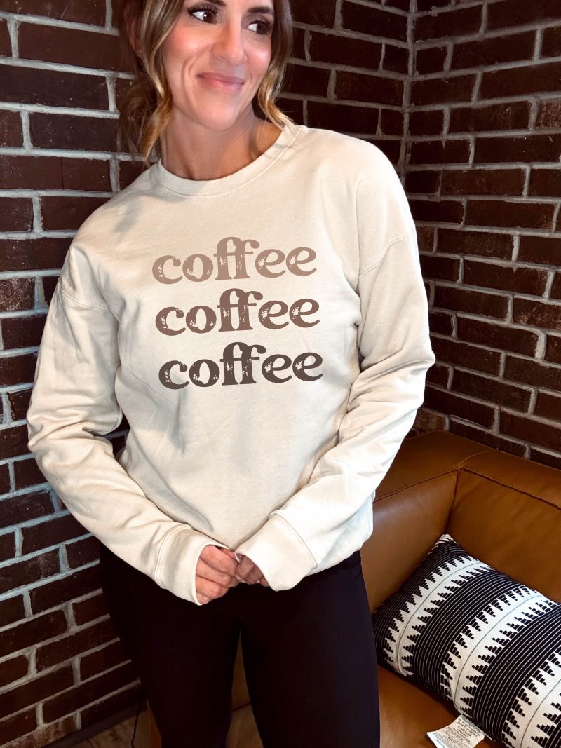 coffee coffee coffee basic sweatshirt coffee jerzees 562mr 181184