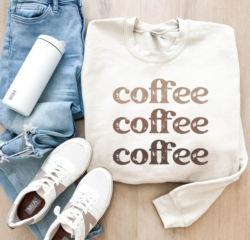 coffee coffee coffee sweatshirt coffee ch fleece sweatshirt bone 529078