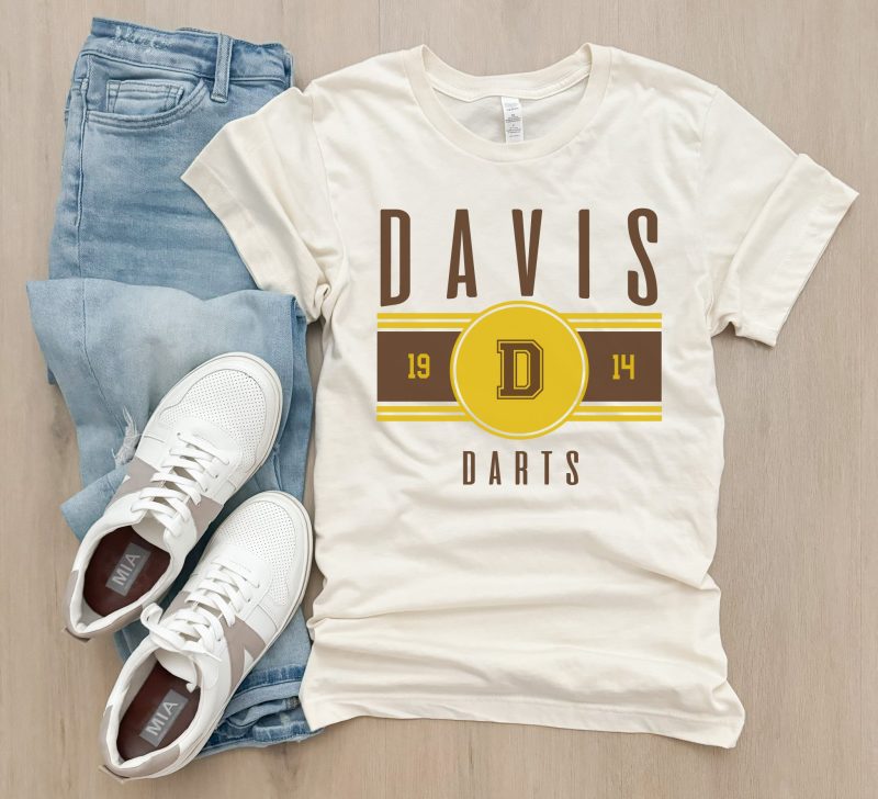 davisdarts1914logocreamtee