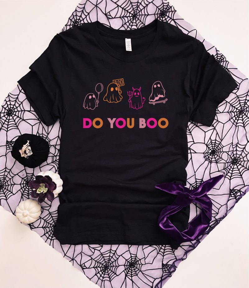 do you boo tee short sleeve halloween tee bella canvas 3001 584269