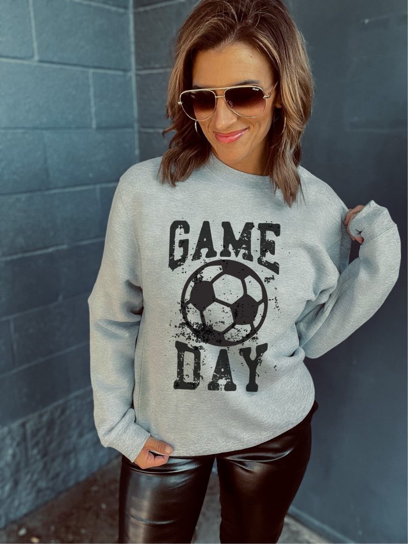 gameday grunge soccer basic sweatshirt soccer sweatshirt gildan 18000 sweatshirt 272497