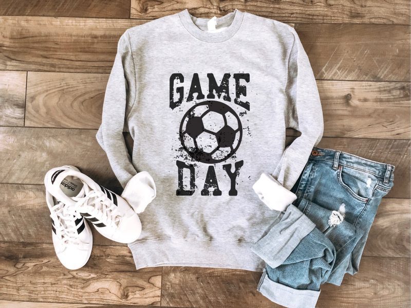 gameday grunge soccer basic sweatshirt soccer sweatshirt gildan 18000 sweatshirt 303921