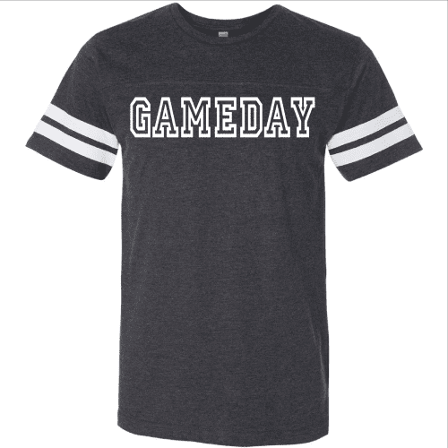 Gameday unisex varsity tee Varsity gameday tee LAT S Black/white 