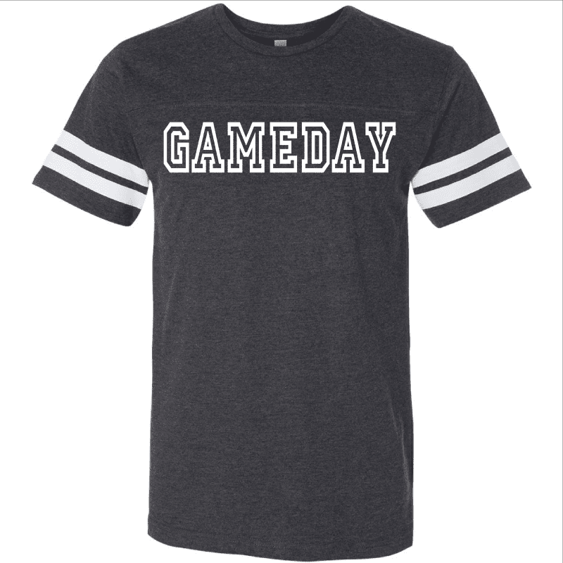 Gameday unisex varsity tee Varsity gameday tee LAT S Black/white