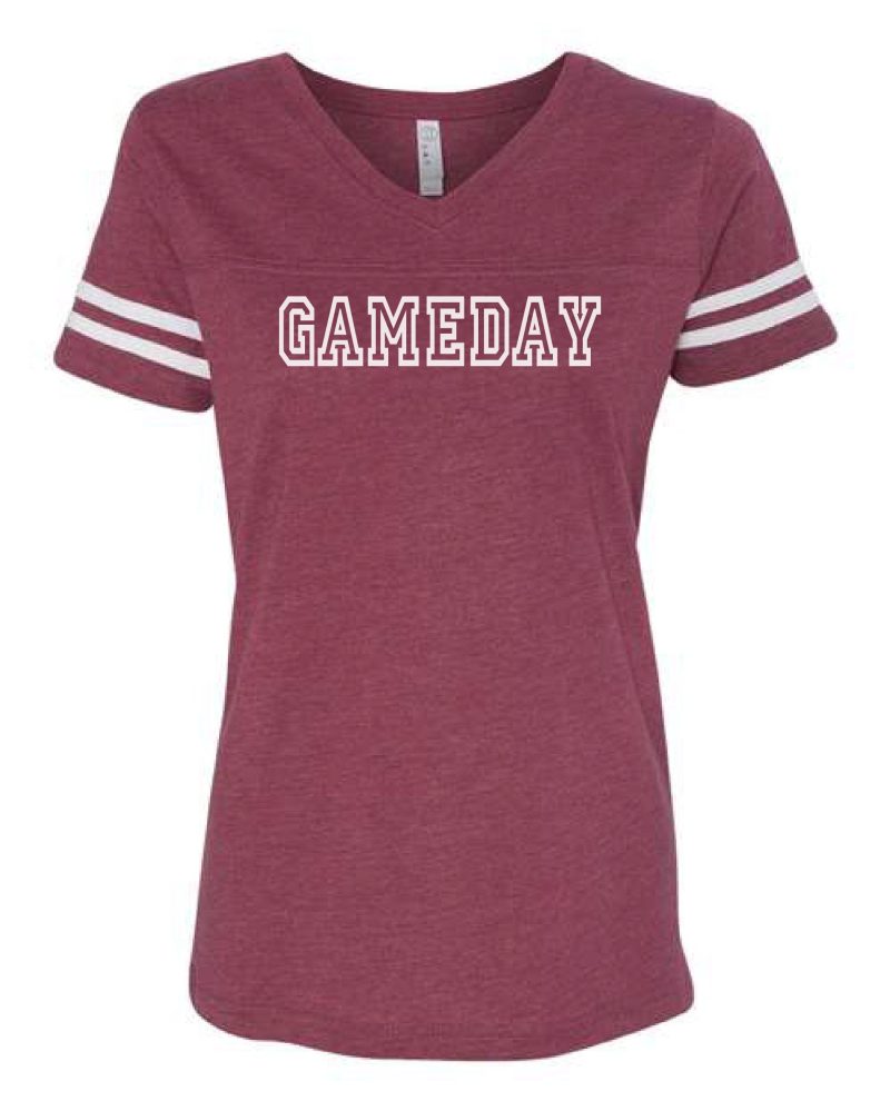 gameday womens varsity tee varsity gameday tee lat womens varsity tee 421450