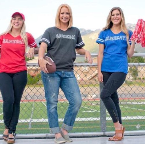 gameday womens varsity tee varsity gameday tee lat womens varsity tee 805283