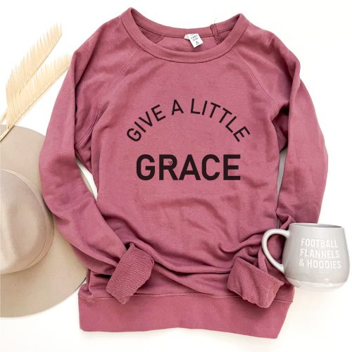 Give a little grace french terry raglan Fall French Terry raglan Lane seven and cotton heritage French Terry raglans