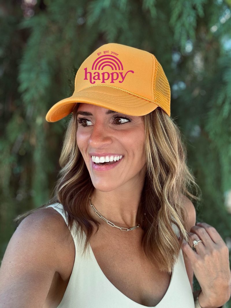 go get your happy foam trucker hat hat buck wholesale foam trucker 180356