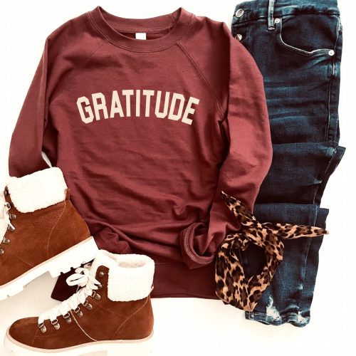 Gratitude french terry raglan Fall French Terry raglan Independent trading ss1000c