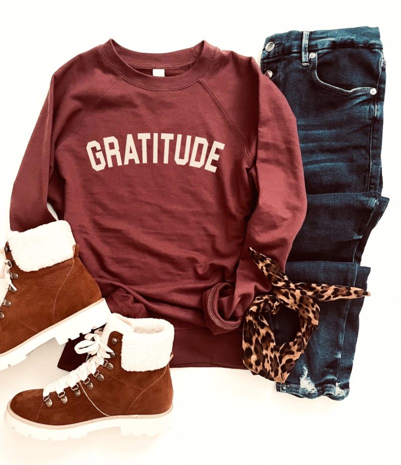 Gratitude french terry raglan Fall French Terry raglan Independent trading ss1000c