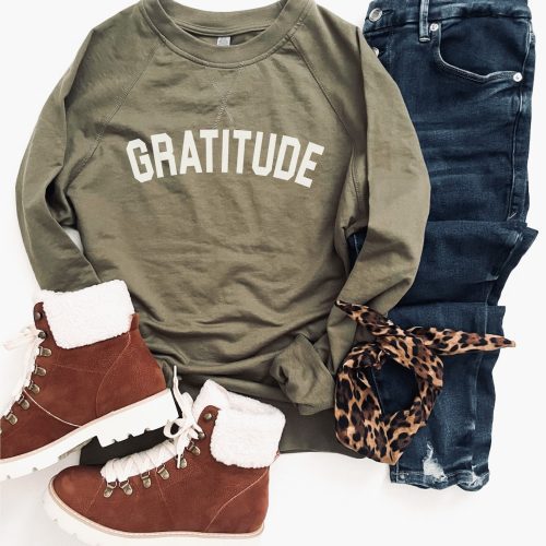 Gratitude french terry raglan Fall French Terry raglan Independent trading ss1000c 