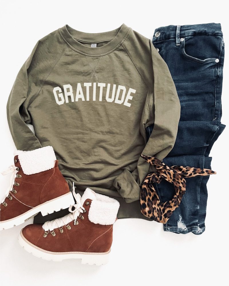 Gratitude french terry raglan Fall French Terry raglan Independent trading ss1000c