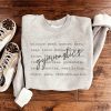 Gymnastics words basic sweatshirt Sports collection Gildan 18000 sweatshirt