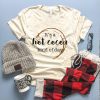 Hot cocoa kind of day tee Short sleeve fall tee Bella Canvas 3001 heather oatmeal