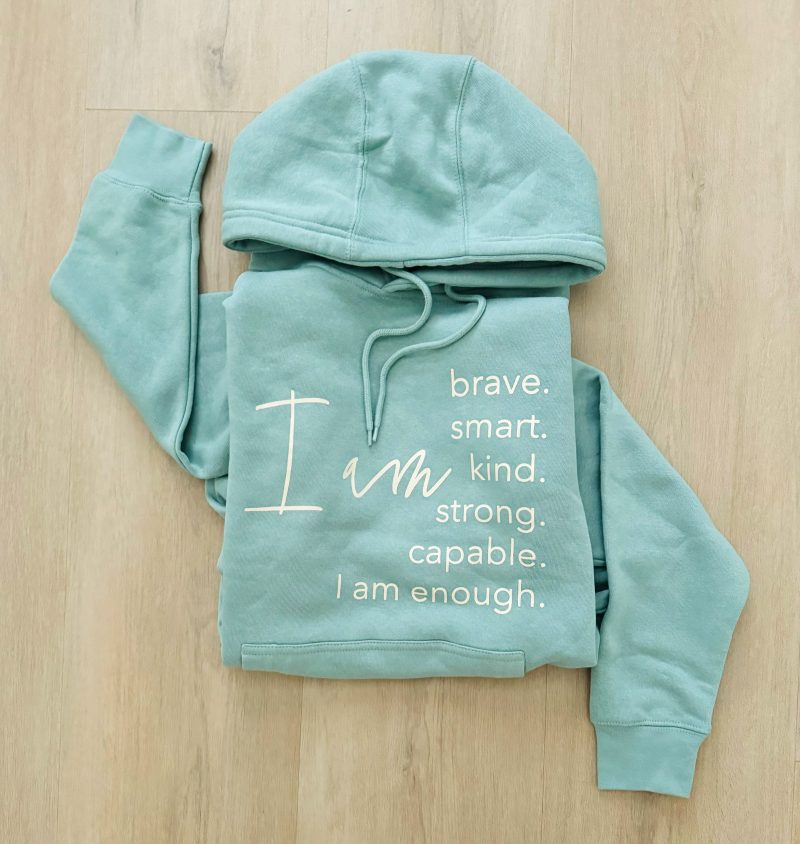 i am fleece hoodie affirmation collection lane seven fleece hoodie 565892