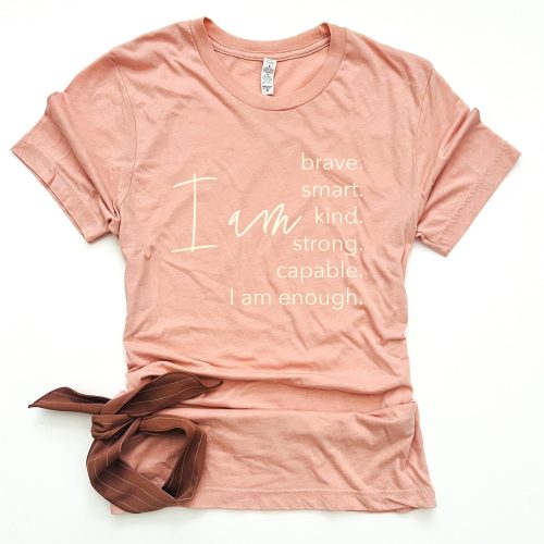 I am tee Affirmation collection Bella Canvas 3001