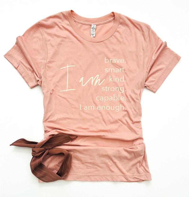 I am tee Affirmation collection Bella Canvas 3001