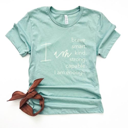 i am tee affirmation collection bella canvas 3001 938365