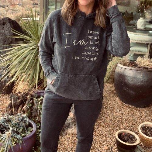 i am vintage wash hoodie affirmation collection lane seven vintage hoodie 931297