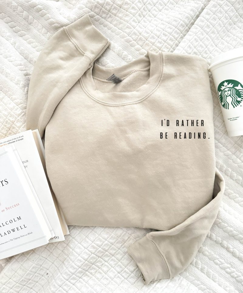 id rather be reading softstyle sweatshirt book club gildan softstylesf000 534971