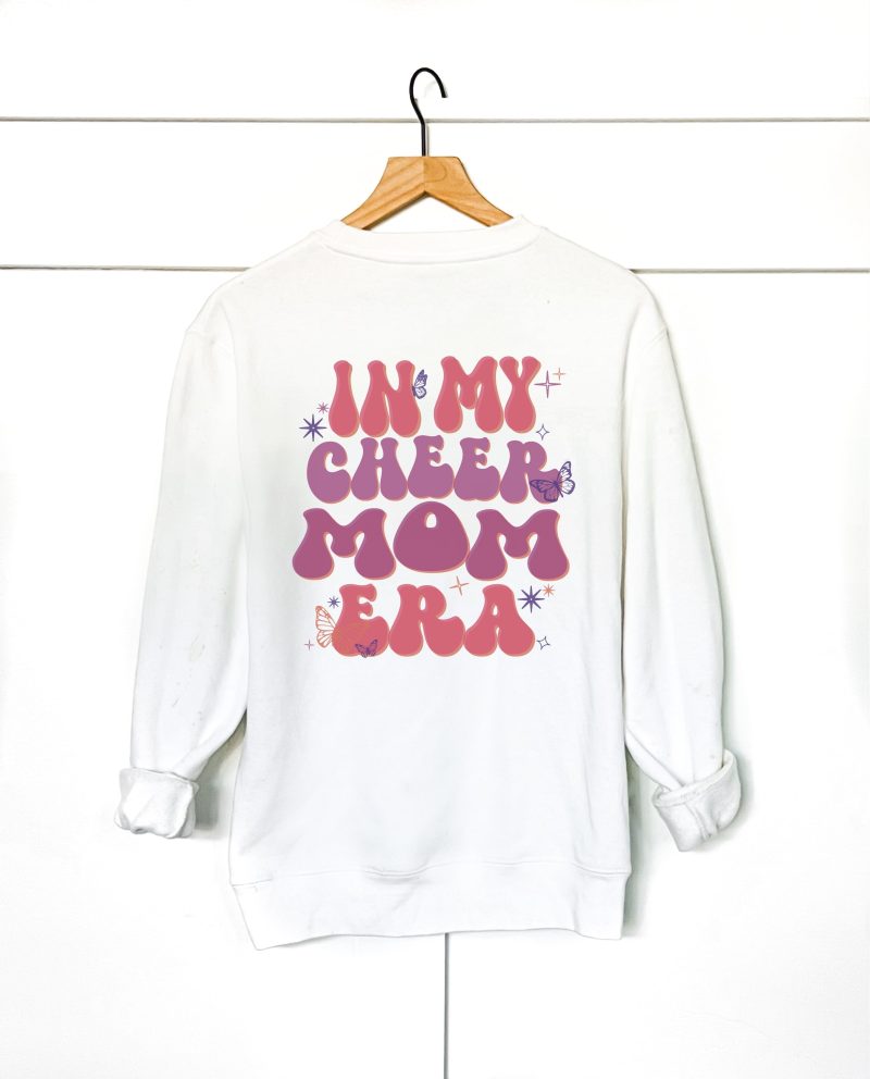 in my cheer mom era back print basic sweatshirt mom collection gildan 18000 sweatshirt 725323