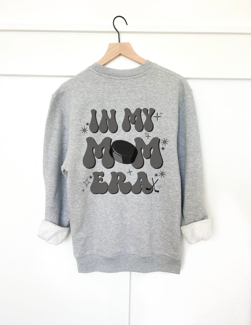 in my hockey mom era back print basic sweatshirt sports collection gildan 18000 sweatshirt 349719