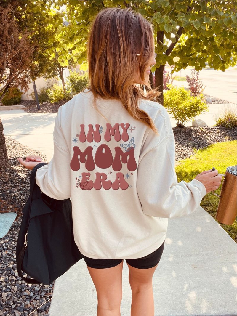 in my mom era back print basic sweatshirt affirmation collection gildan 18000 sweatshirt 181028