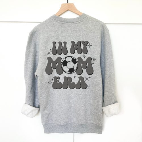 in my soccer mom era back print basic sweatshirt sports collection gildan 18000 sweatshirt 914228