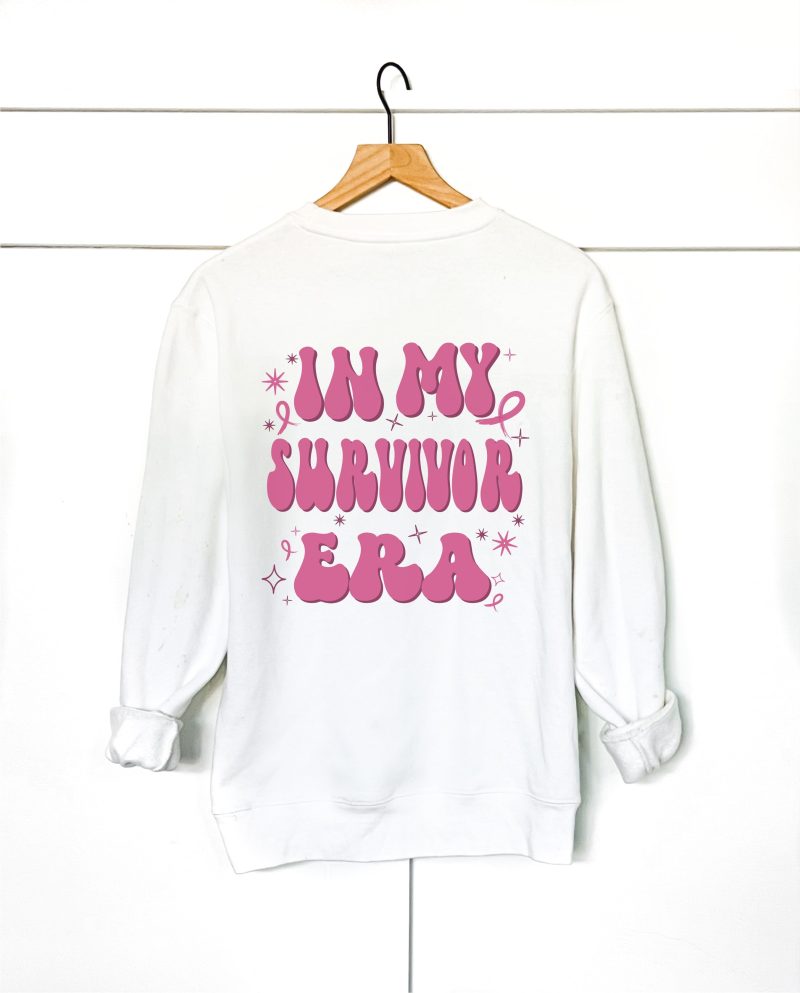 in my survivor era back print basic sweatshirt mom collection gildan 18000 sweatshirt 507984