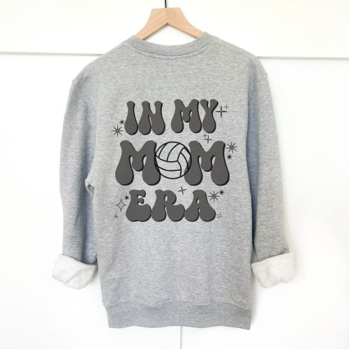 in my volleyball mom era back print basic sweatshirt sports collection gildan 18000 sweatshirt 766905