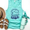 It's better to wake at the lake unisex tank Miscellaneous tank Cotton heritage mc1790- Silver is Bella 3480