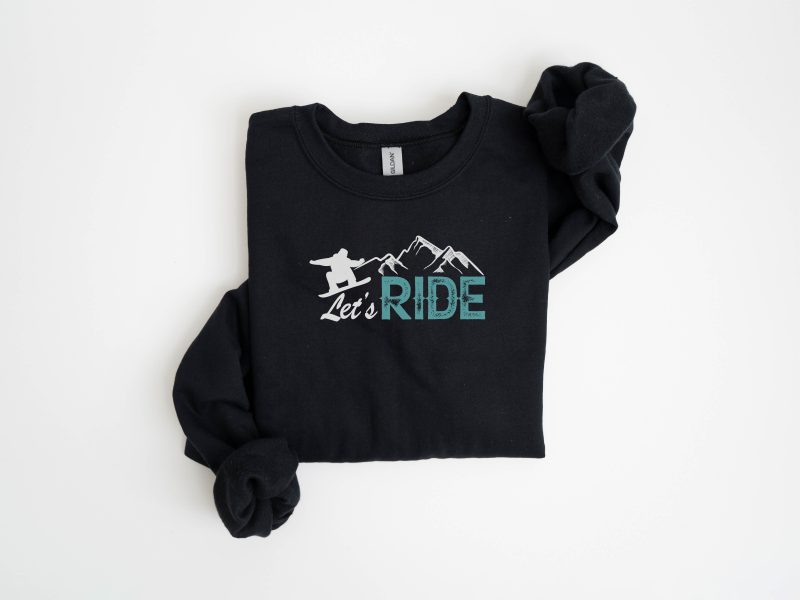 lets ride fleece sweatshirt winter lane seven premium fleece crew 719340