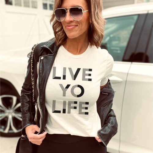 live yo life tee short sleeve spring tee bella canvas 3001 662622