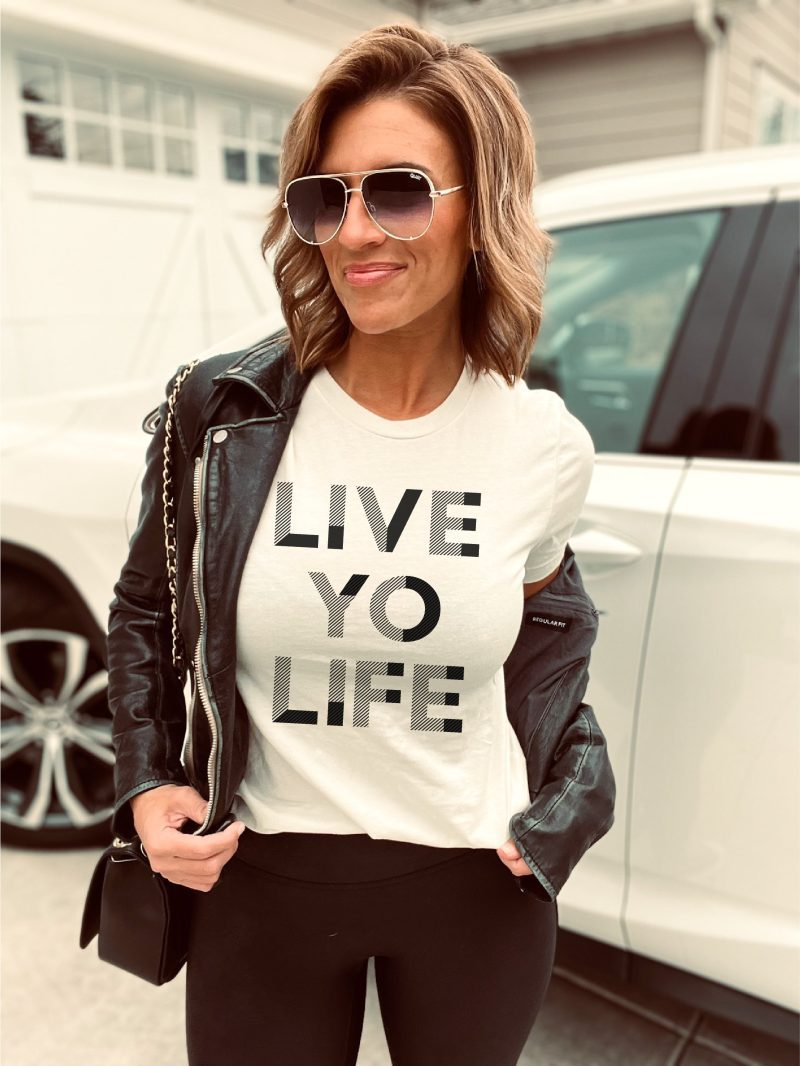 live yo life tee short sleeve spring tee bella canvas 3001 662622