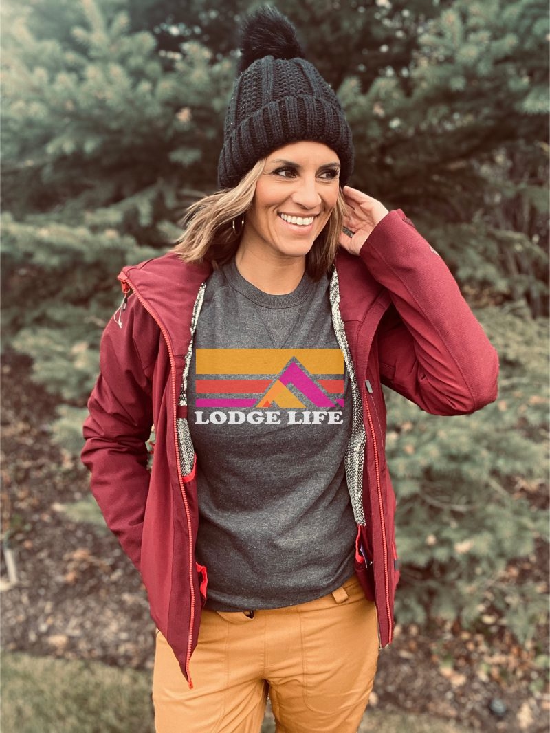 Lodge life french terry raglan sweatshirt Holiday French Terry raglan Lane seven and cotton heritage French Terry raglans