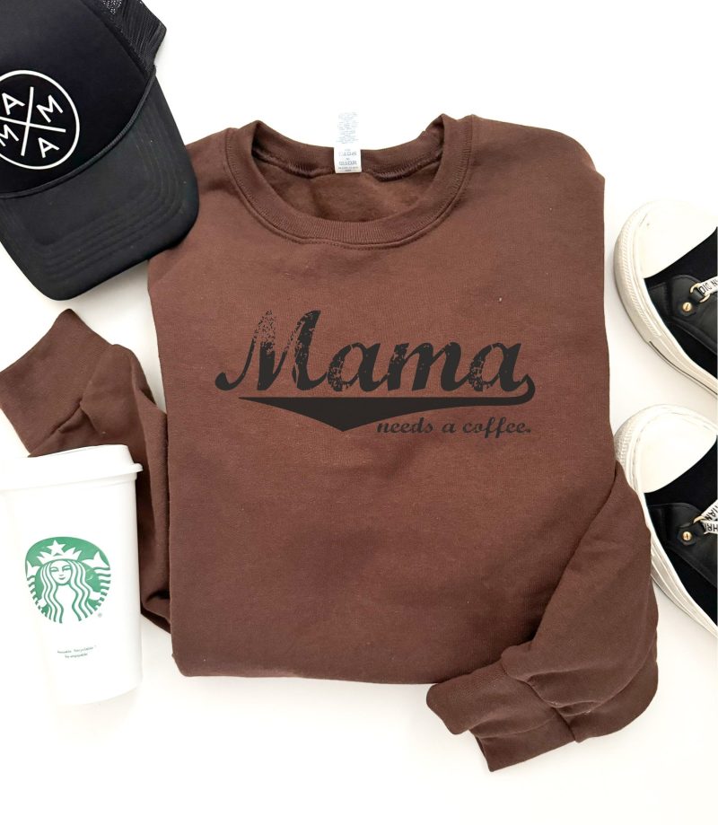 mama needs a coffee basic sweatshirt mama jerzees 562mr 578070