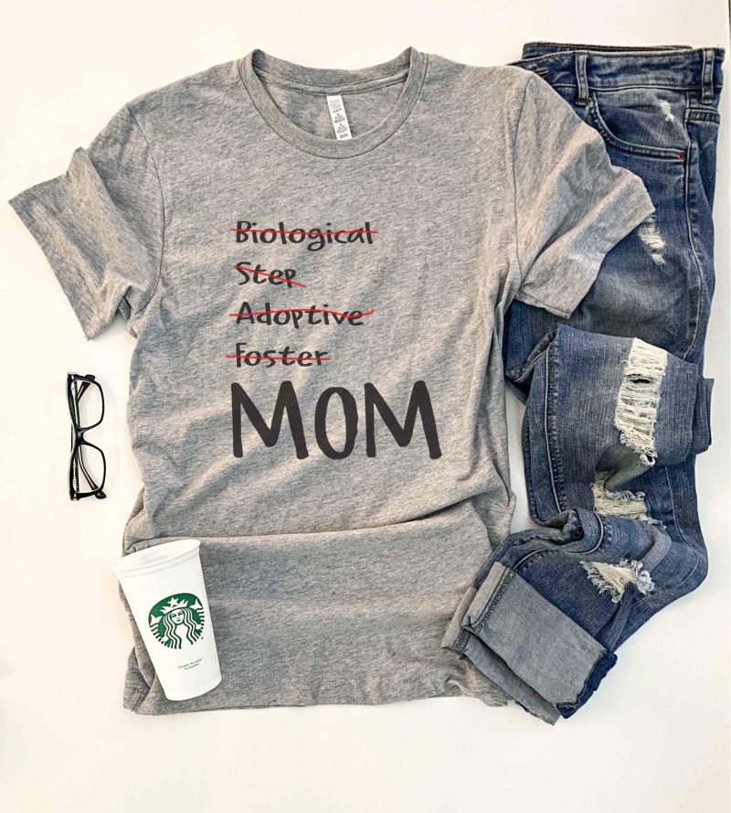 mom tee short sleeve mom tee bella canvas 3001 808643