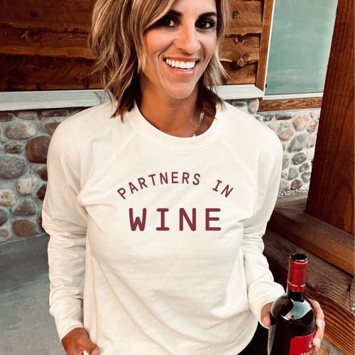 partners in wine french terry raglan sweatshirt fall french terry raglan independent trading ss1000c 446293