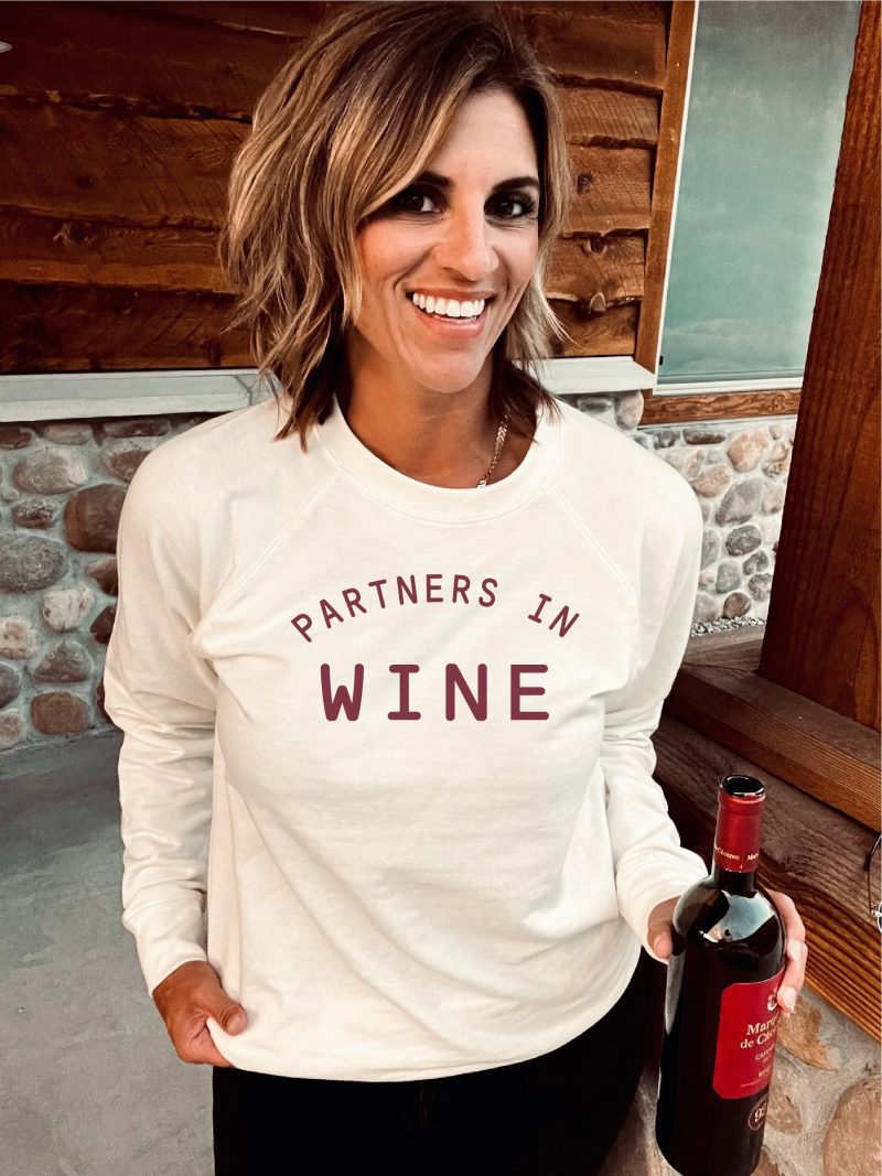 partners in wine french terry raglan sweatshirt fall french terry raglan independent trading ss1000c 446293