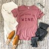 Partners in wine tee Short sleeve fall tee Bella Canvas 3001 heather mauve XS Mauve