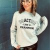 Practice like a champion basic sweatshirt Basketball sweatshirt Gildan 18000 sweatshirt