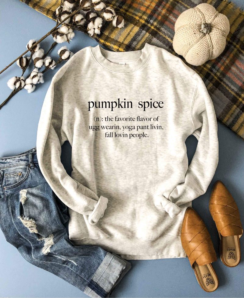 Pumpkin Spice definition sweatshirt Fall Sweatshirt Lane seven unisex sweatshirt S Oatmeal